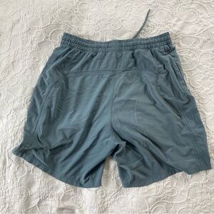 Lululemon lined gray Athletic Shorts 7”